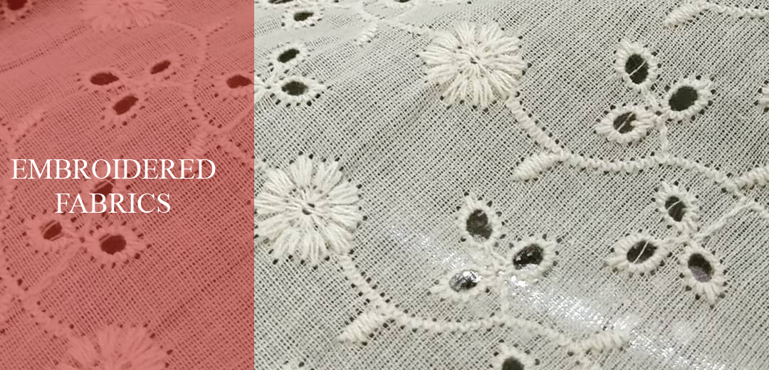 Embroidered Mesh Fabrics